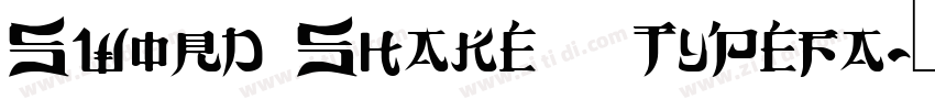 Sword Shake   Typefa字体转换